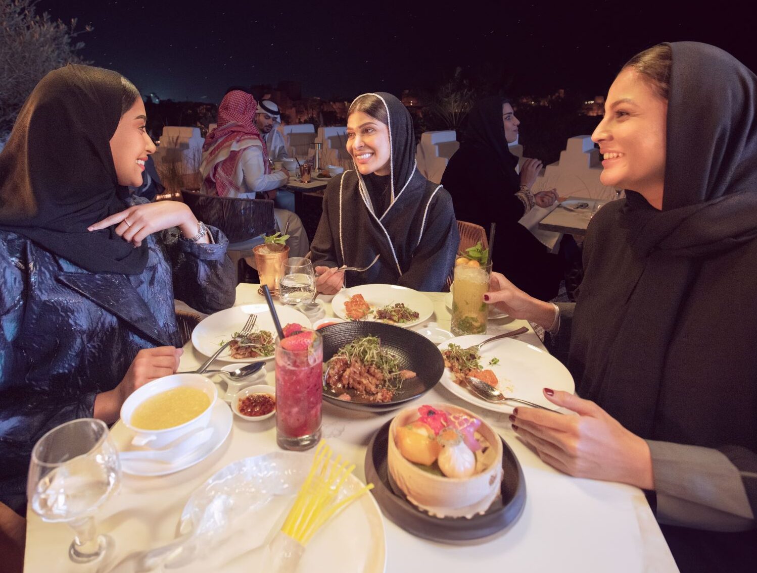 [Saudi women celebrating Suhor meal. file / Visit Saudi] The Expat-ations